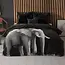 Sleeptime Microvezel dekbedovertrek Elephant - Zwart