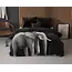 Sleeptime Microvezel dekbedovertrek Elephant - Zwart