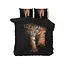 Microvezel dekbedovertrek Tiger Icon - Zwart