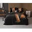 Sleeptime Microvezel dekbedovertrek Tiger Icon - Zwart
