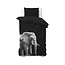 Microvezel dekbedovertrek Elephant - Zwart