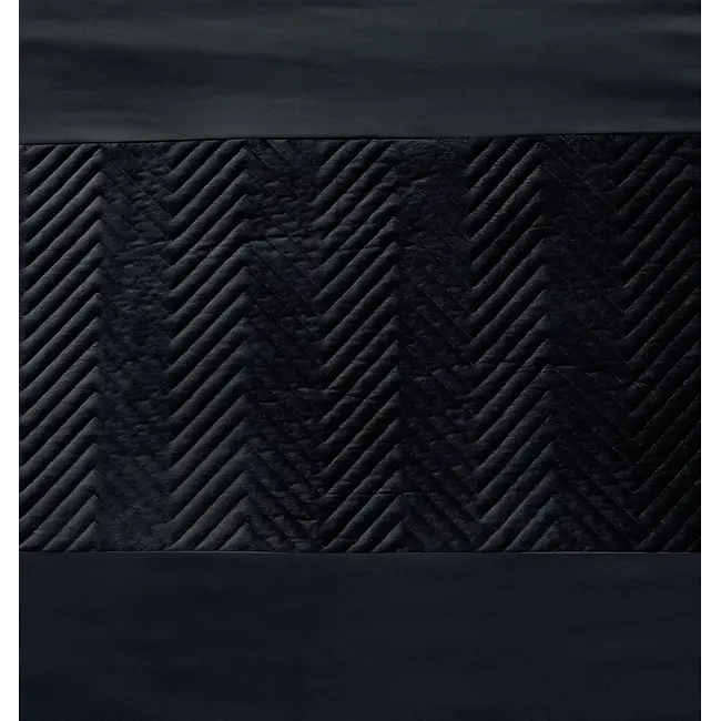 Velvet dekbedovertrek - Crossline - Zwart