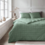 Faux fur dekbedovertrek Check - onderkant microvezel - Groen