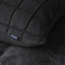Faux fur dekbedovertrek Check - onderkant microvezel - Zwart