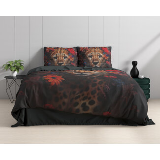 Dreamhouse Dekbedovertrek Leopardo - Multi - Katoensatijn