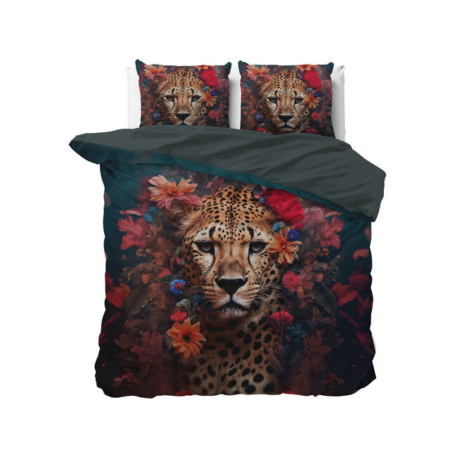 Dekbedovertrek Leopardo - Multi - Katoensatijn