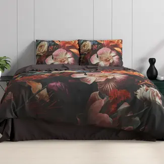 Dreamhouse Katoensatijn dekbedovertrek Flower Artistic - Multi