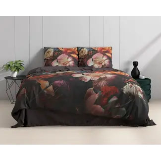 Dreamhouse Katoensatijn dekbedovertrek Flower Artistic - Multi
