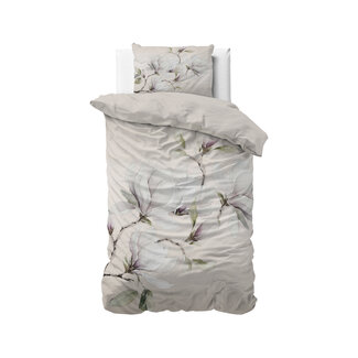 Dreamhouse Katoen satijn dekbedovertrek Magnolo - Wit