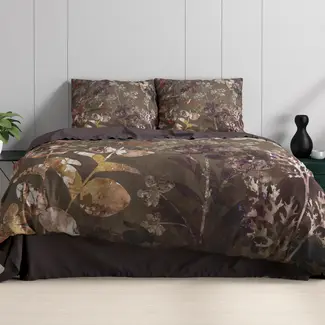 Dreamhouse Katoensatijn dekbedovertrek Vivian - Groen