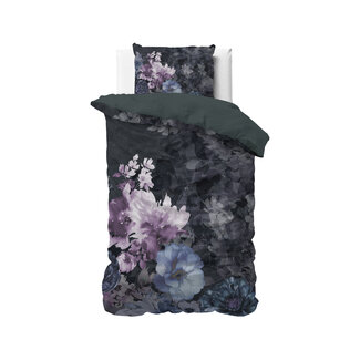 Dreamhouse Katoen satijn dekbedovertrek Delora - Zwart