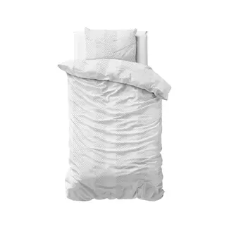 Sleeptime Polykatoen dekbedovertrek Loana - Wit