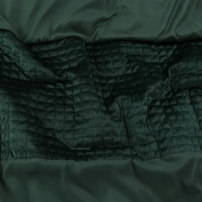 Velvet dekbedovertrek - Band - Groen