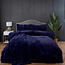 Rabbit Faux Fur dekbedovertrek - Navy blauw