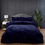 Rabbit Faux Fur dekbedovertrek - Navy blauw
