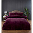 So Soft Rabbit Faux Fur dekbedovertrek - Wine