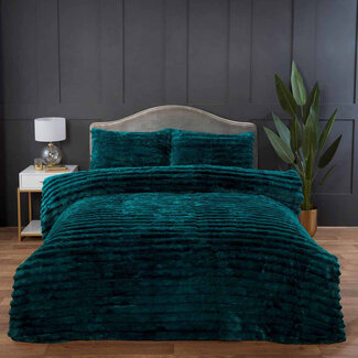 So Soft Rabbit Faux Fur dekbedovertrek - Groen