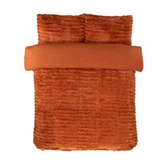 So Soft Rabbit Faux Fur dekbedovertrek - Oranje