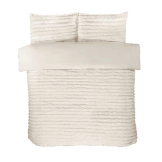 So Soft Rabbit Faux Fur dekbedovertrek - Crème