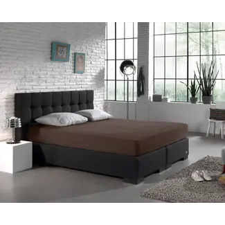 Dreamhouse Hoeslaken - enkel jersey 135gr - deep taupe
