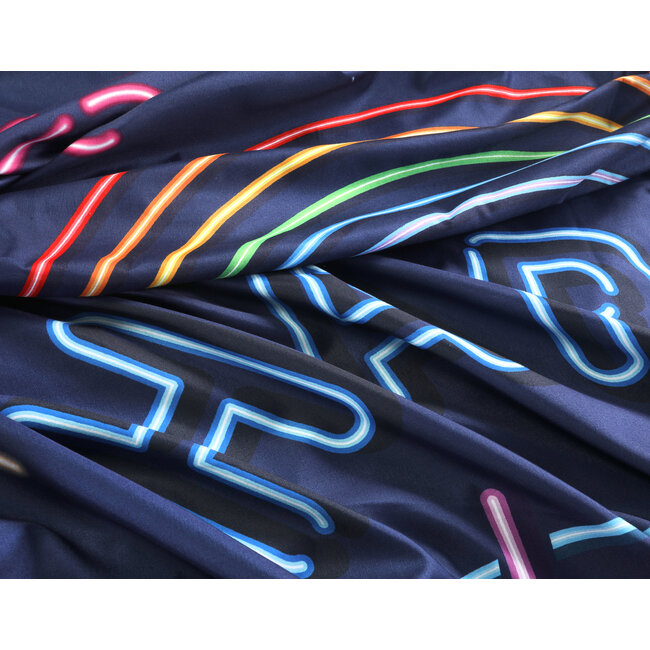 Microvezel dekbedovertrek Neon Be Happy