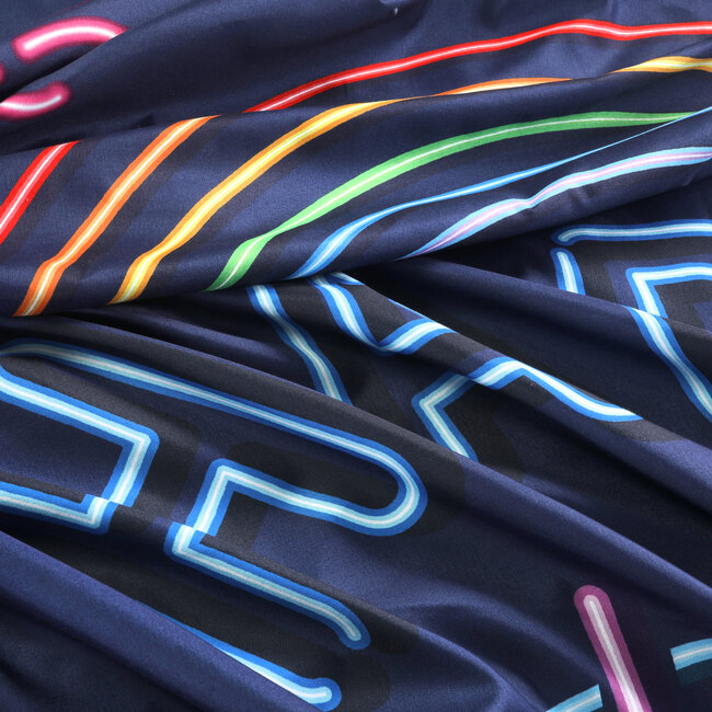 Microvezel dekbedovertrek Neon Be Happy