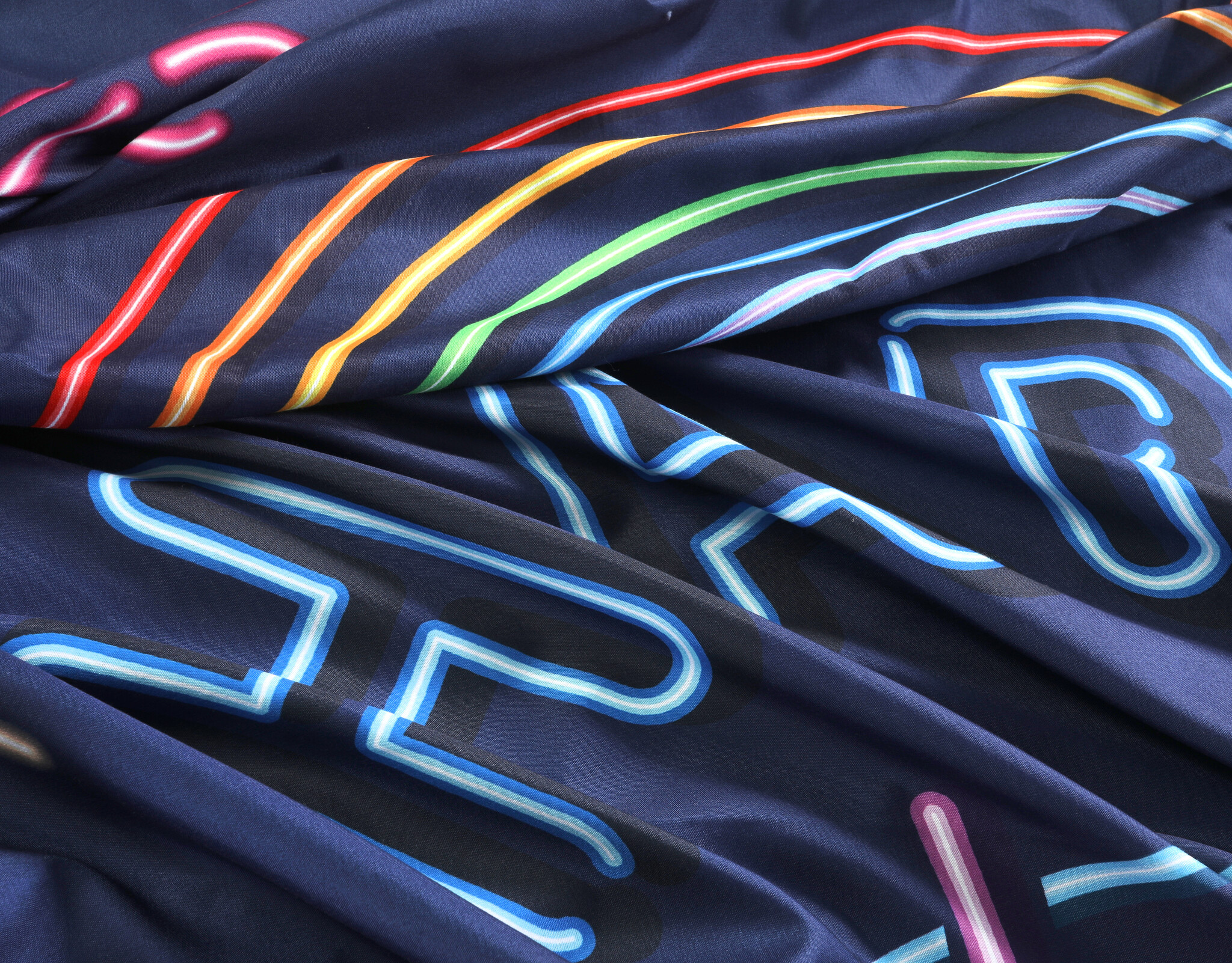 Microvezel dekbedovertrek Neon Be Happy