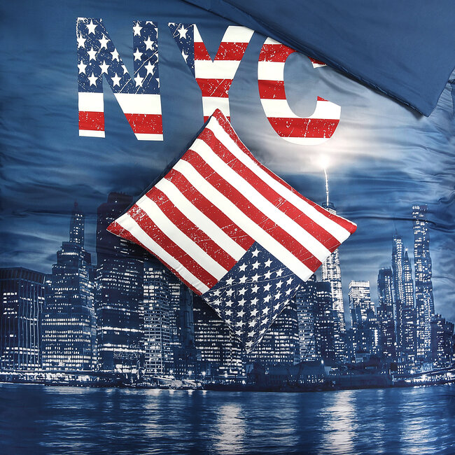 Microvezel dekbedovertrek New York