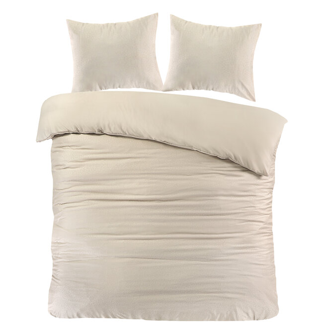 Microvezel dekbedovertrek Panter beige