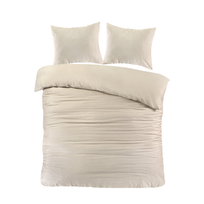 Microvezel dekbedovertrek Panter beige