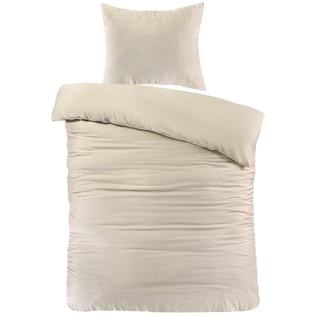 Microvezel dekbedovertrek Panter beige