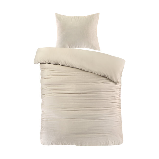 Microvezel dekbedovertrek Panter beige