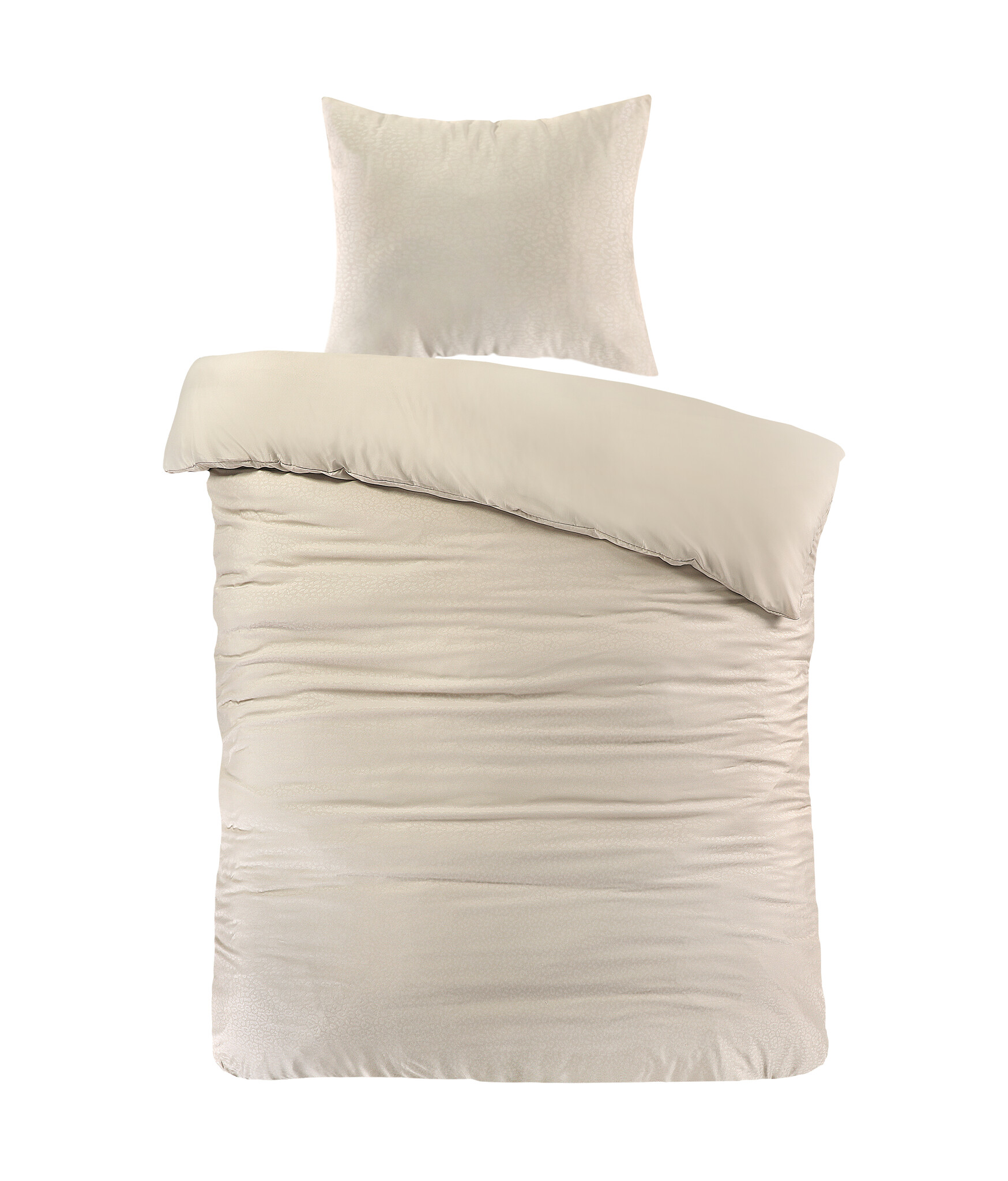Microvezel dekbedovertrek Panter beige