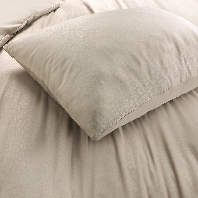 Microvezel dekbedovertrek Panter beige
