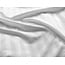 Hotelstreep dekbedovertrek wit - Microvezel