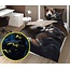 Glow in the dark kinderdekbedovertrek Hond en poes - katoen - 140x200+70x80 cm