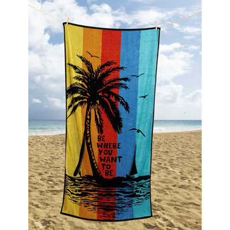 Studio Art Strandlaken Palmboom - 160x85 cm