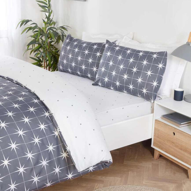 Microvezel dekbedovertrek Nothern Stars
