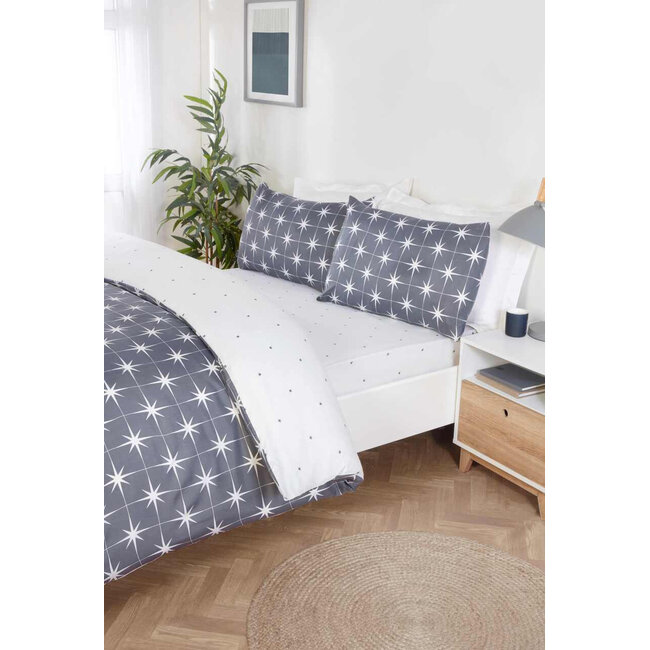 Microvezel dekbedovertrek Nothern Stars