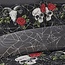 Microvezel dekbedovertrek Skulls & Roses