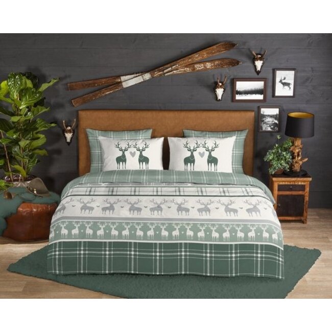 Flanel dekbedovertrek Bjirk