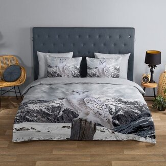 Good Morning Katoen dekbedovertrek Sneeuwuil