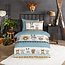 Flanel kinderdekbedovertrek woodland - 140x220 + 60x70 cm