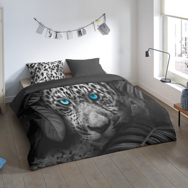 Dekbedovertrek Panther blue eyes - Microvezel