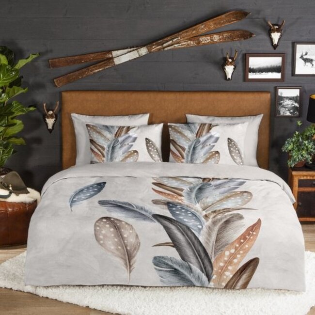 Flanel dekbedovertrek Eina