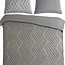 Microvezel dekbedovertrek Zigzag - Taupe
