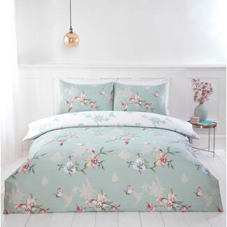 .Decoware® Microvezel dekbedovertrek Hummingbird - Groen
