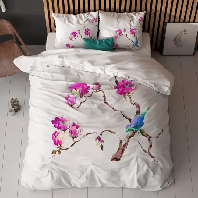 Microvezel dekbedovertrek Magnolias