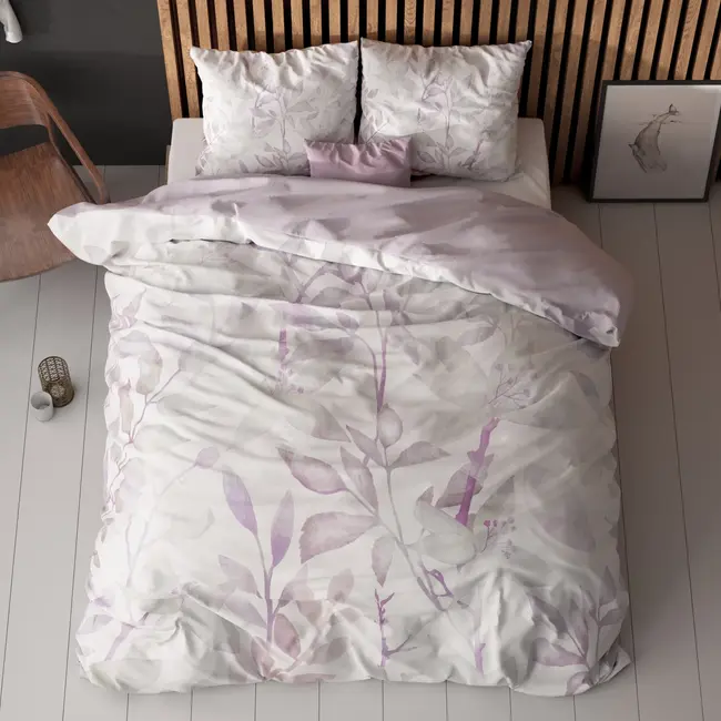 Microvezel dekbedovertrek Water Leaves