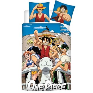 Polykatoen dekbedovertrek One Piece - eenpersoons
